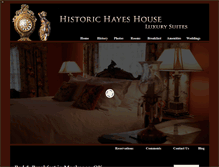 Tablet Screenshot of historichayeshouse.com
